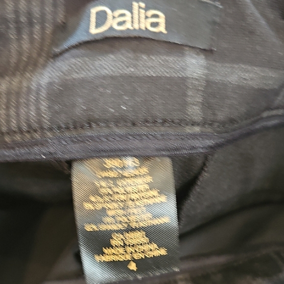 Dalia Black and Gray Checkered Pants - Picture 3 of 5